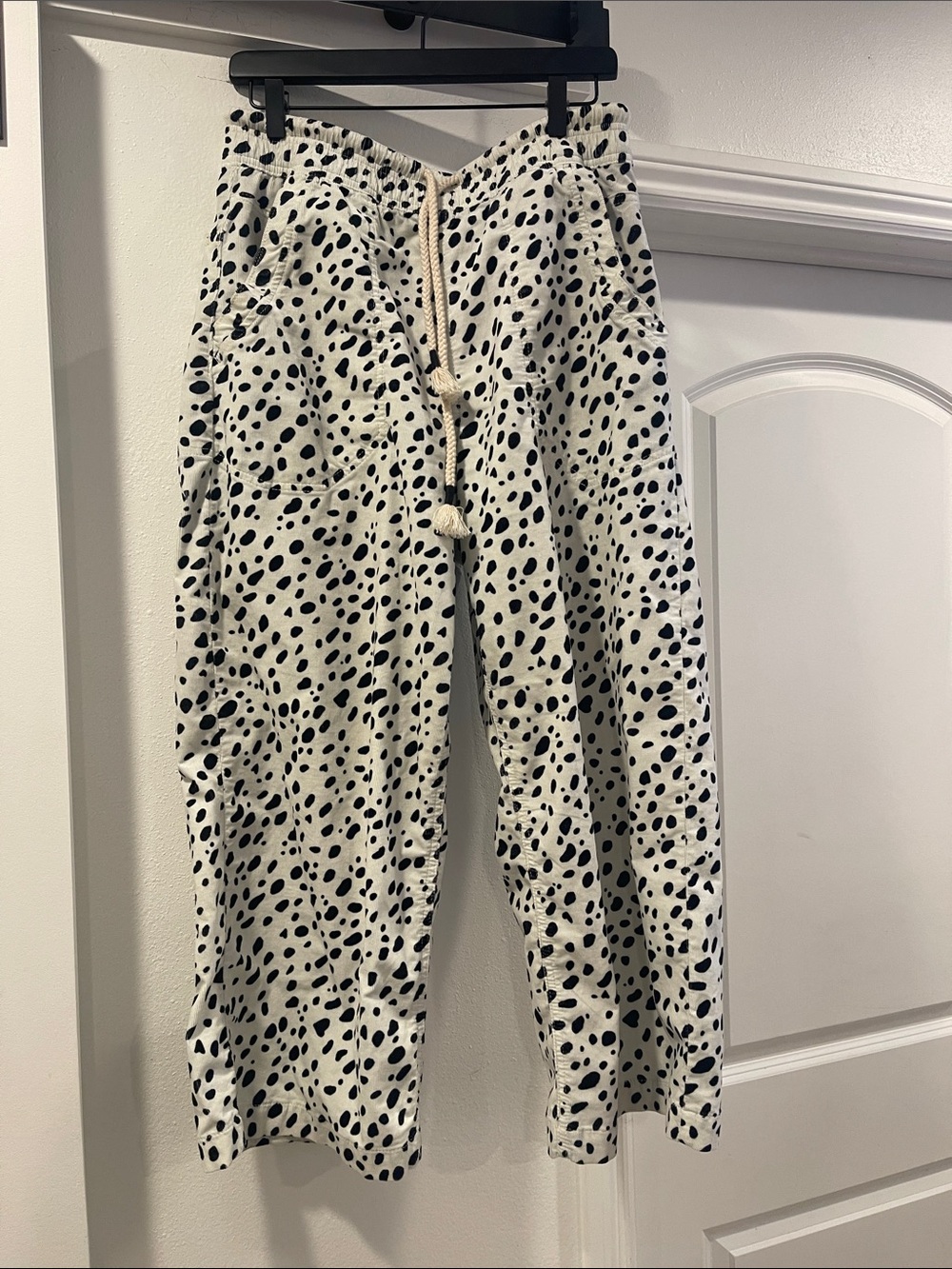 Free People We The Free Printed Easy Peasy PullOn Pants Size Small - Picture 2 of 3